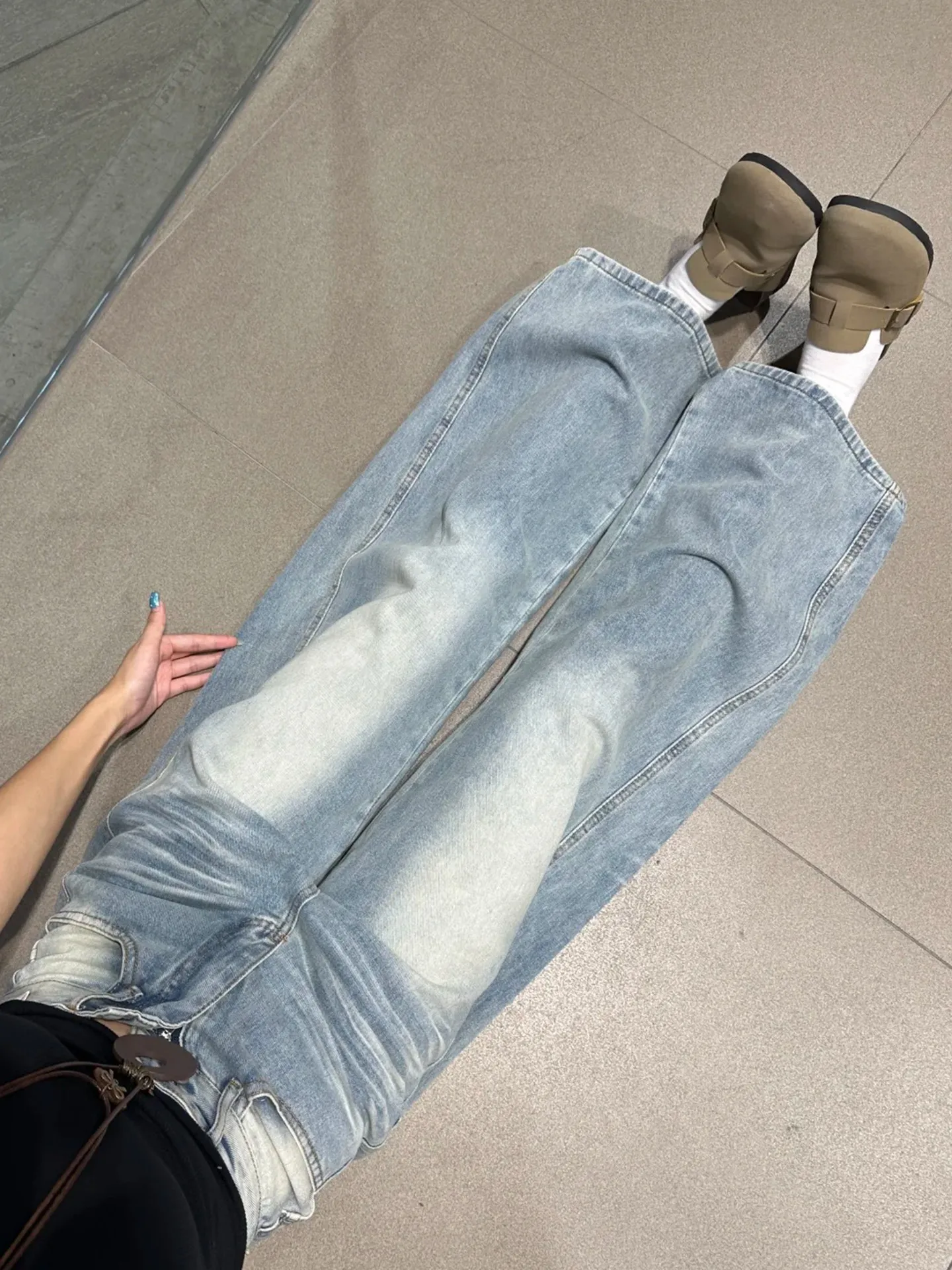 Washed American Style Slimming High Waist Wide Leg Jeans for plus Size Women Summer Cotton Denim Bootcut Trousers
Washed American Style Slimming High Waist Wide Leg Jeans for plus Size Women Summer Cotton Denim Bootcut Trousers