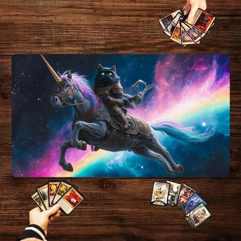 Unicorn and Cat Knight Magic Card Battle Mat MTG Playmat Anti-slip Base 35X60CM gathering gaming mats Board Game Mat for TCG
Unicorn and Cat Knight Magic Card Battle Mat MTG Playmat Anti-slip Base 35X60CM gathering gaming mats Board Game Mat for TCG