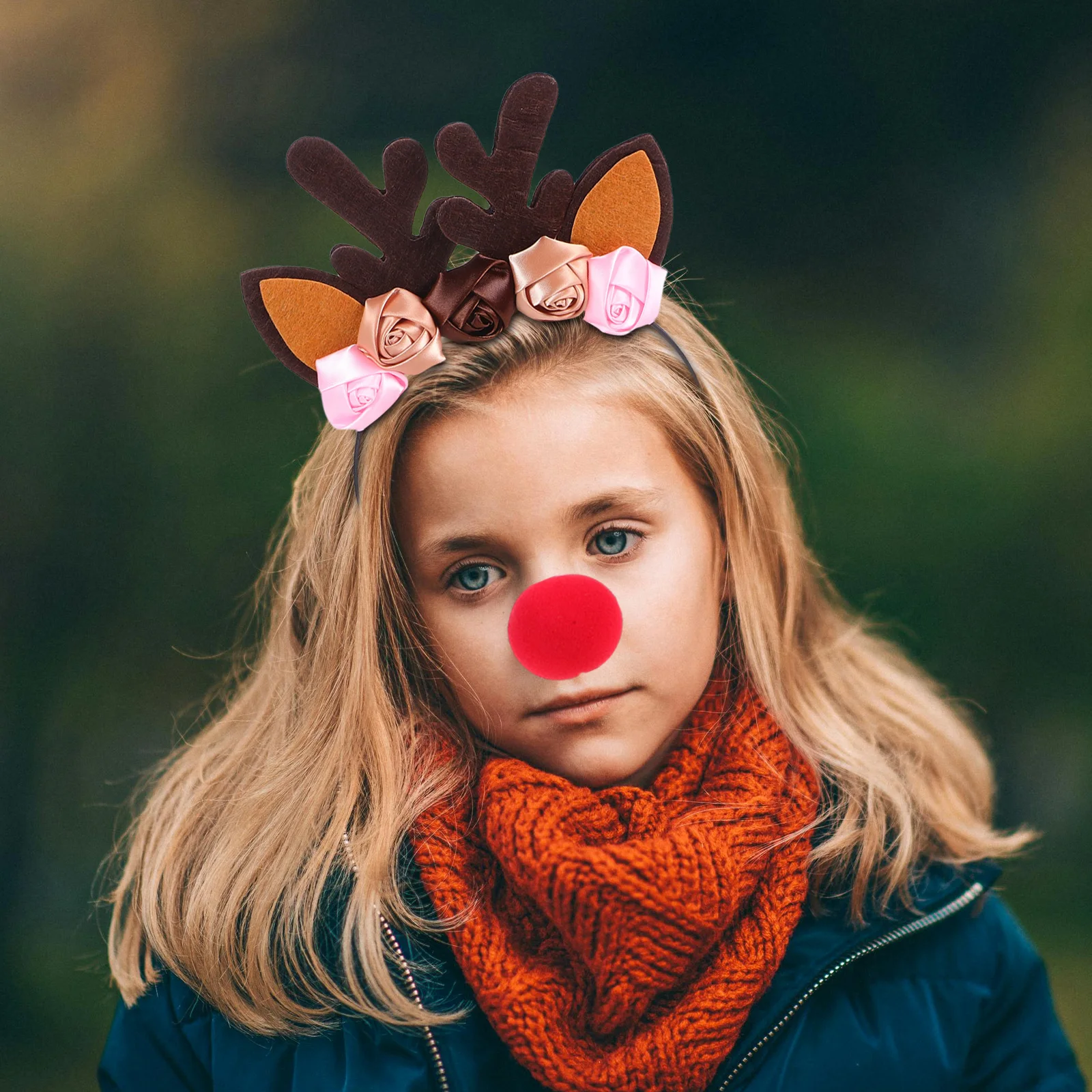 1 set 1 Reindeer Costume Set Antler Headband Red Nose Bowtie Tail For Christmas Halloween Cosplay Animal Deer Outfit Accessories
1 set 1 Reindeer Costume Set Antler Headband Red Nose Bowtie Tail For Christmas Halloween Cosplay Animal Deer Outfit Accessories