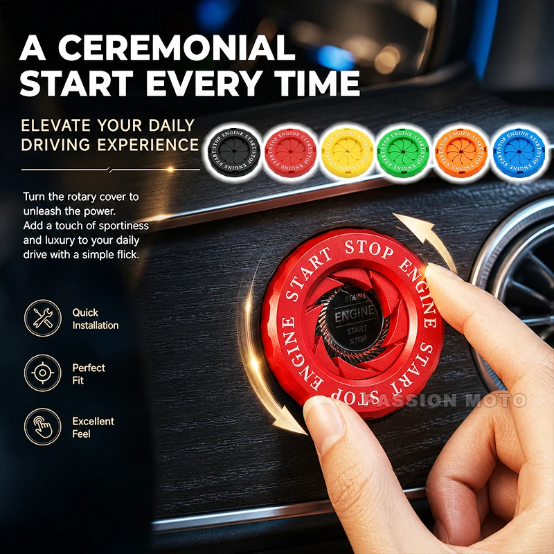 Sport Style Ignition Start Button Decor Ring ABS Protective Trim Sticker Fit Most Cars Motorcycles One Key Start Stop Cover
Sport Style Ignition Start Button Decor Ring ABS Protective Trim Sticker Fit Most Cars Motorcycles One Key Start Stop Cover