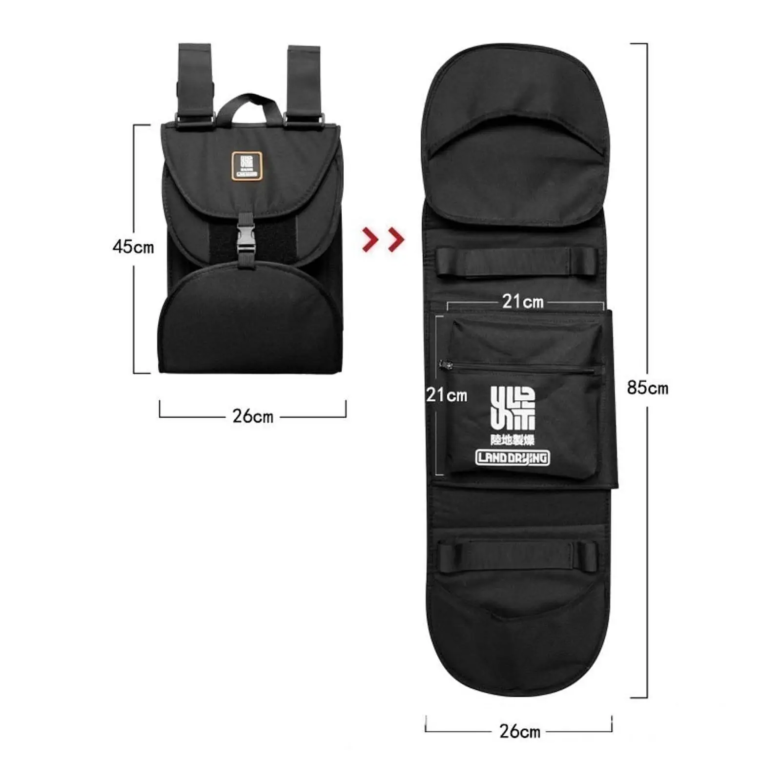 Skateboard Carry Pouch Double Adjustable Strap Foldable Shoulder Bag Nylon Deck Protector for Outdoor Activities
Skateboard Carry Pouch Double Adjustable Strap Foldable Shoulder Bag Nylon Deck Protector for Outdoor Activities