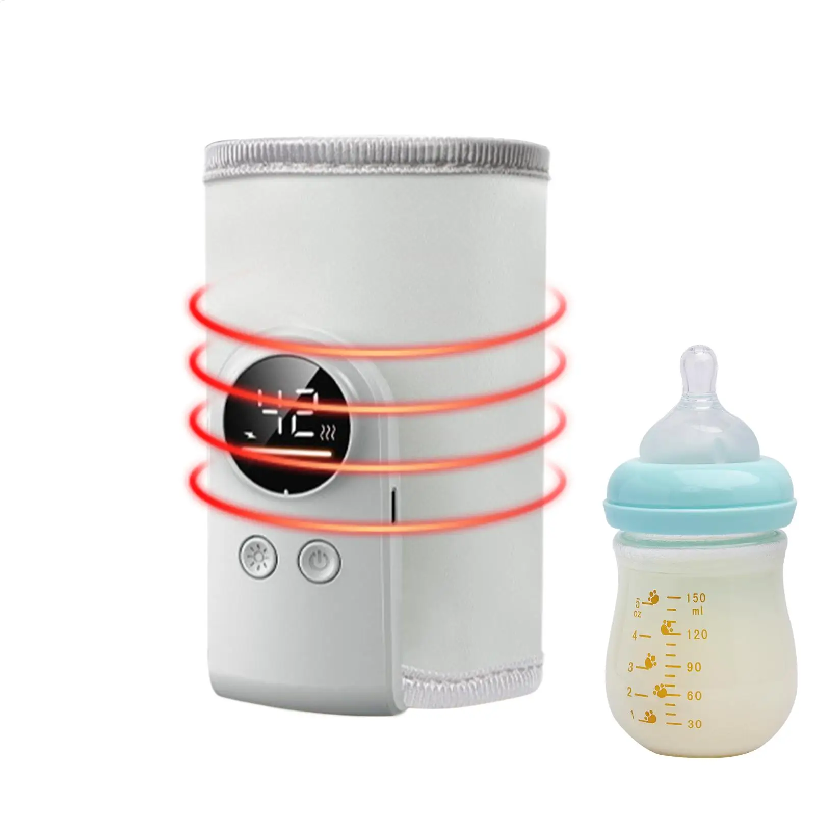 USB Milk Bottle Warmer Baby Bottle Heater Smart Constant Temp Fast Warming Breastmilk Formula Compatible Portable Milk Warmer
USB Milk Bottle Warmer Baby Bottle Heater Smart Constant Temp Fast Warming Breastmilk Formula Compatible Portable Milk Warmer
