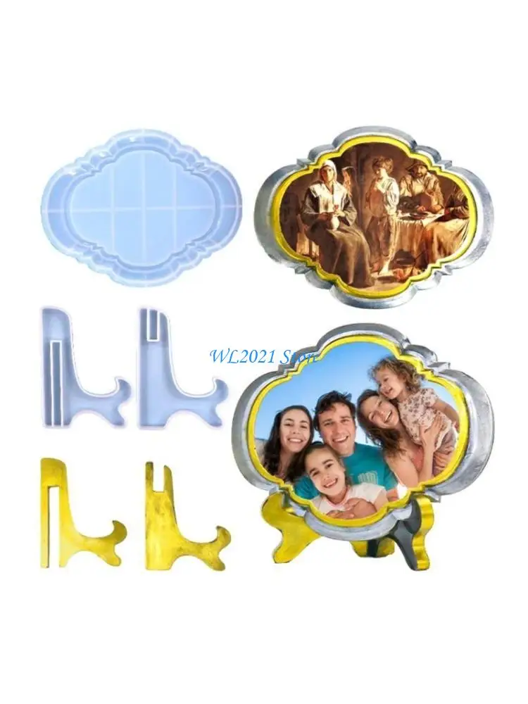 G5GC Oval Photo Frame Silicone Molds DIY Crafts Mold Handmades Table Ornament Mould 
G5GC Oval Photo Frame Silicone Molds DIY Crafts Mold Handmades Table Ornament Mould