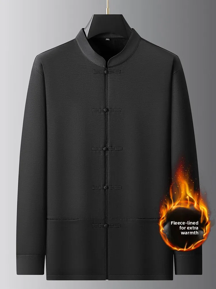 Мужская теплая повседневная куртка-парка большого размера с воротником-стойкой, на флисовой подкладке, в китайском стиле
Мужская теплая повседневная куртка-парка большого размера с воротником-стойкой, на флисовой подкладке, в китайском стиле