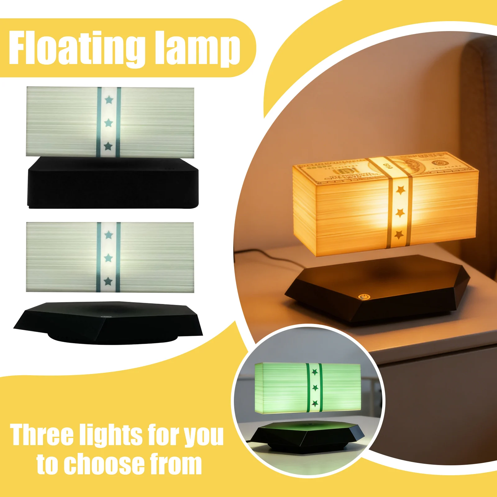  New Products Floating Money Lamp, Magnetic Levitation Dollar Lamp, Unique Gift for Gamers and Money Enthusiasts, for Game Room
New Products Floating Money Lamp, Magnetic Levitation Dollar Lamp, Unique Gift for Gamers and Money Enthusiasts, for Game Room