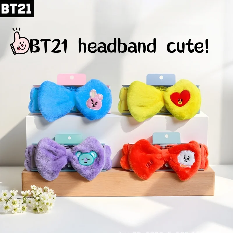 Anime BT21 Plush Elastic Headband Women Yoga Makeup Hair Bands Soft Warm Couple Cartoon Headwrap Girls Gift
Anime BT21 Plush Elastic Headband Women Yoga Makeup Hair Bands Soft Warm Couple Cartoon Headwrap Girls Gift