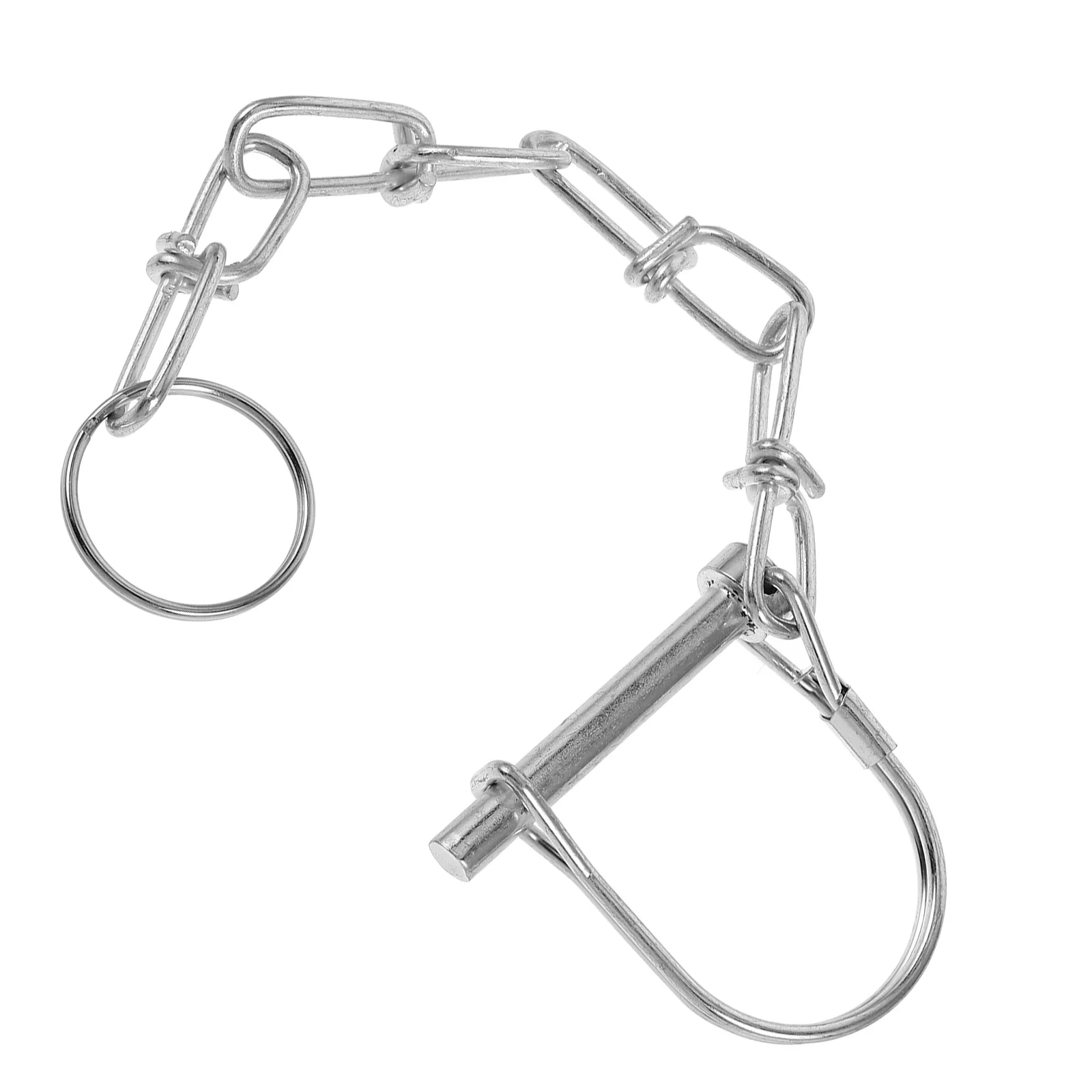 Trailer Hitch Safety Pin with Chain Heavy Duty Galvanized Coupler Lock for Secure Detachment Prevention in All Weather
Trailer Hitch Safety Pin with Chain Heavy Duty Galvanized Coupler Lock for Secure Detachment Prevention in All Weather