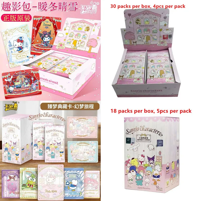 KAYOU Аутентичная семейная серия Sanrio, милая карта мечты, забавная теневая кукольная сумка, теплая зимняя снежная коллекция аниме, карта, игрушка в подарок
KAYOU Аутентичная семейная серия Sanrio, милая карта мечты, забавная теневая кукольная сумка, теплая зимняя снежная коллекция аниме, карта, игрушка в подарок