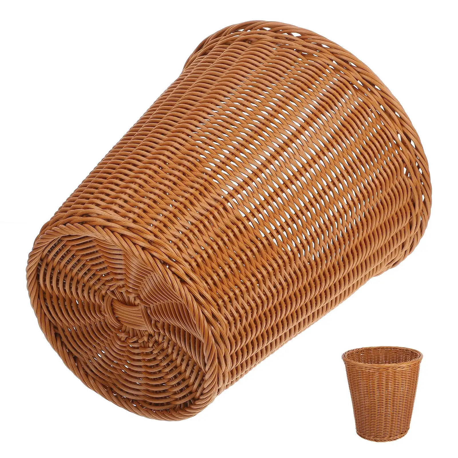 Plastic Woven Trash Can Rattan Style Storage Container Home Office Use Sturdy Quality Safe Environmental Protection
Plastic Woven Trash Can Rattan Style Storage Container Home Office Use Sturdy Quality Safe Environmental Protection