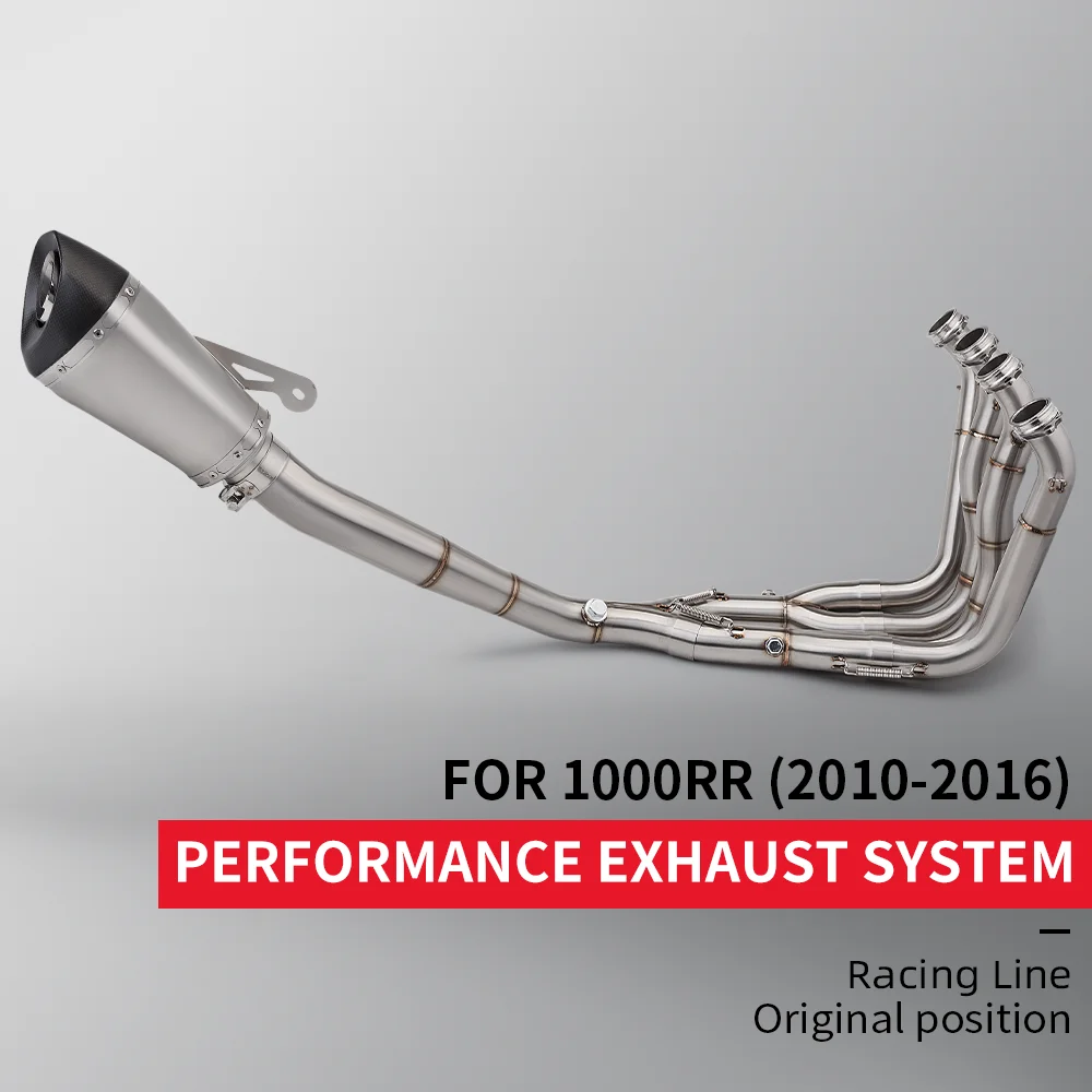 Complete Stainless Motorcycle Exhaust Systems For S1000R/S1000RR 60mm 2010 - 2016 Year
Complete Stainless Motorcycle Exhaust Systems For S1000R/S1000RR 60mm 2010 - 2016 Year