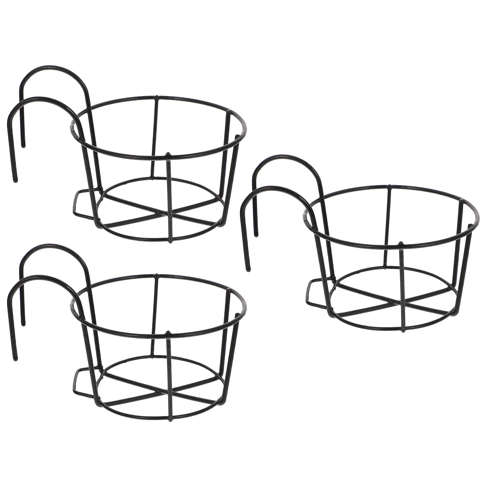 3 Pcs Flower Stand Durable Metal Plant Pots Balcony Hanging Planter Pot Balcony Plant Baskets Holder
3 Pcs Flower Stand Durable Metal Plant Pots Balcony Hanging Planter Pot Balcony Plant Baskets Holder