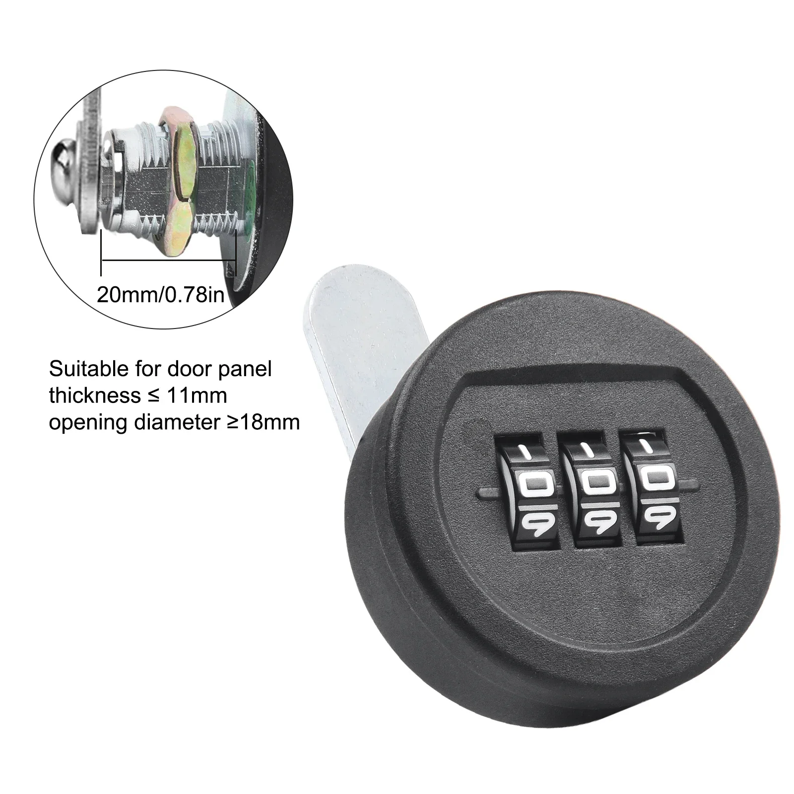 Lock Drawer Password Lock 3 Digital Combination Cupboard Mailbox Furniture Drawer Password Lock Hardware Brand New
Lock Drawer Password Lock 3 Digital Combination Cupboard Mailbox Furniture Drawer Password Lock Hardware Brand New