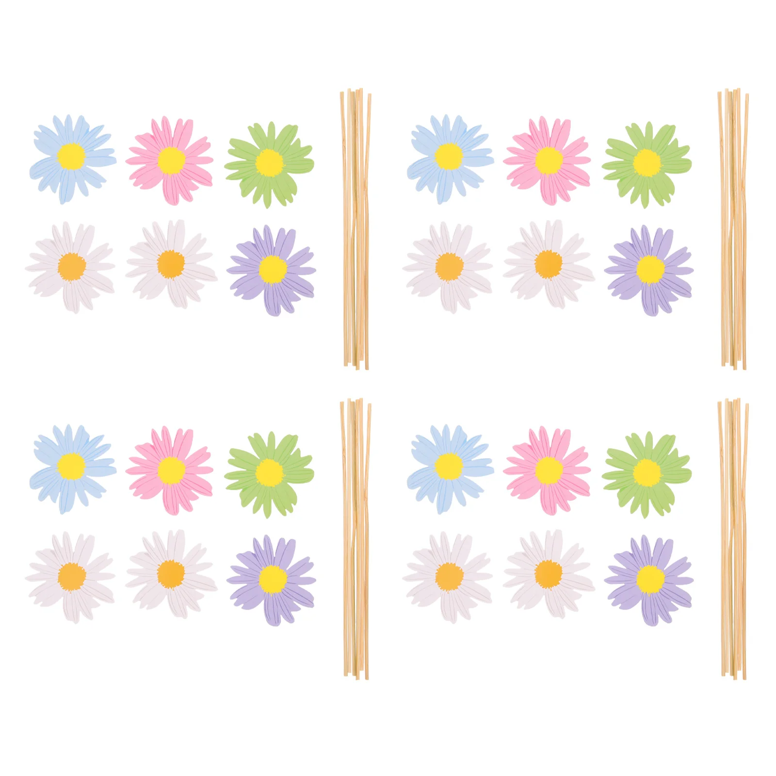 24 Pcs Cake Insert Flower Decorations Paper Wood Cupcake Toppers HawaiiFlower Party Cake Safe Food Grade
24 Pcs Cake Insert Flower Decorations Paper Wood Cupcake Toppers HawaiiFlower Party Cake Safe Food Grade