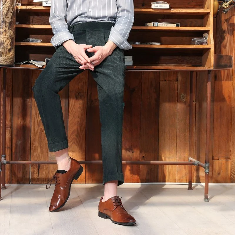 2023 Clothing Men Autumn Winter Fashion Corduroy Suit Pants Male Long Straight Trousers Men Business Work Casual Pants H370
2023 Clothing Men Autumn Winter Fashion Corduroy Suit Pants Male Long Straight Trousers Men Business Work Casual Pants H370