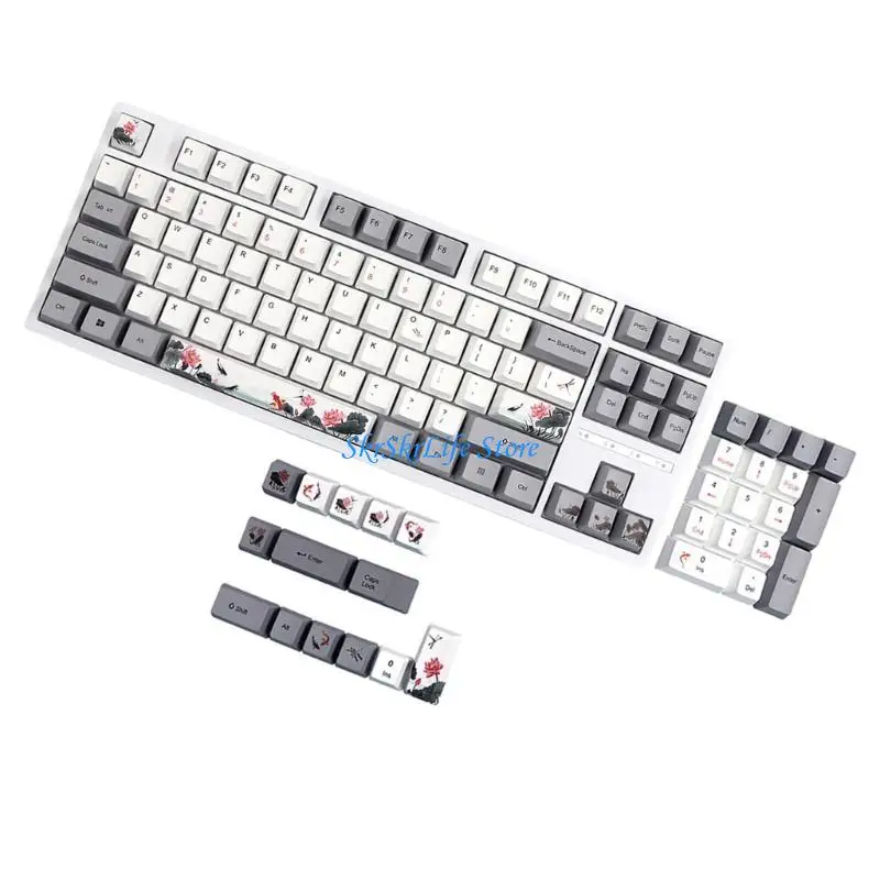 E65e 118pcs Keycaps Nobori Carp Profile Profile Cake Set 5sides Sublimations для механических клавиатур Обновление игры для
E65e 118pcs Keycaps Nobori Carp Profile Profile Cake Set 5sides Sublimations для механических клавиатур Обновление игры для