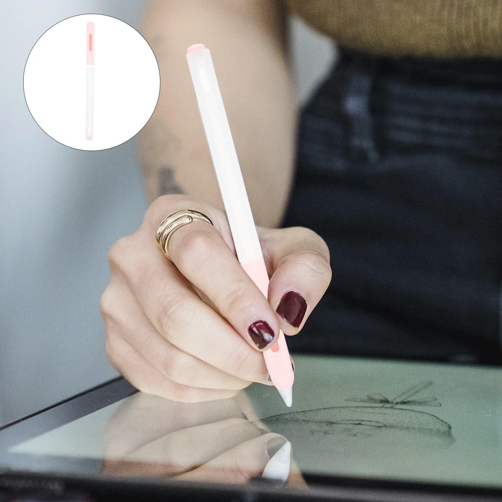 1pcs Silicone Sleeve For Pencil 2 Translucent Protective Cover Durable Stylus Accessory Pencil Protector Tablet Pc
1pcs Silicone Sleeve For Pencil 2 Translucent Protective Cover Durable Stylus Accessory Pencil Protector Tablet Pc