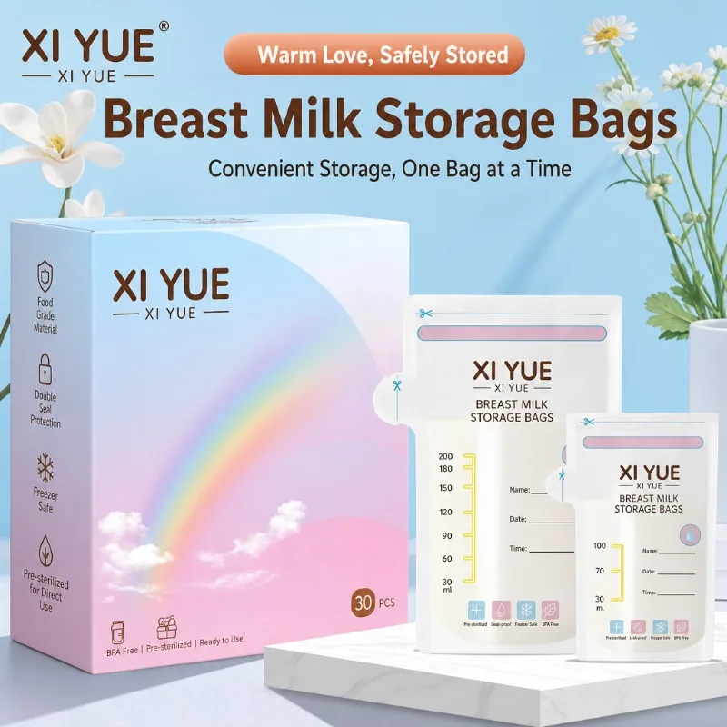 30/60 Pack 250ml BPA Free Milk Storage Bags Safe Breast Milk and Baby Food Freezer Bags for Easy Feeding
30/60 Pack 250ml BPA Free Milk Storage Bags Safe Breast Milk and Baby Food Freezer Bags for Easy Feeding