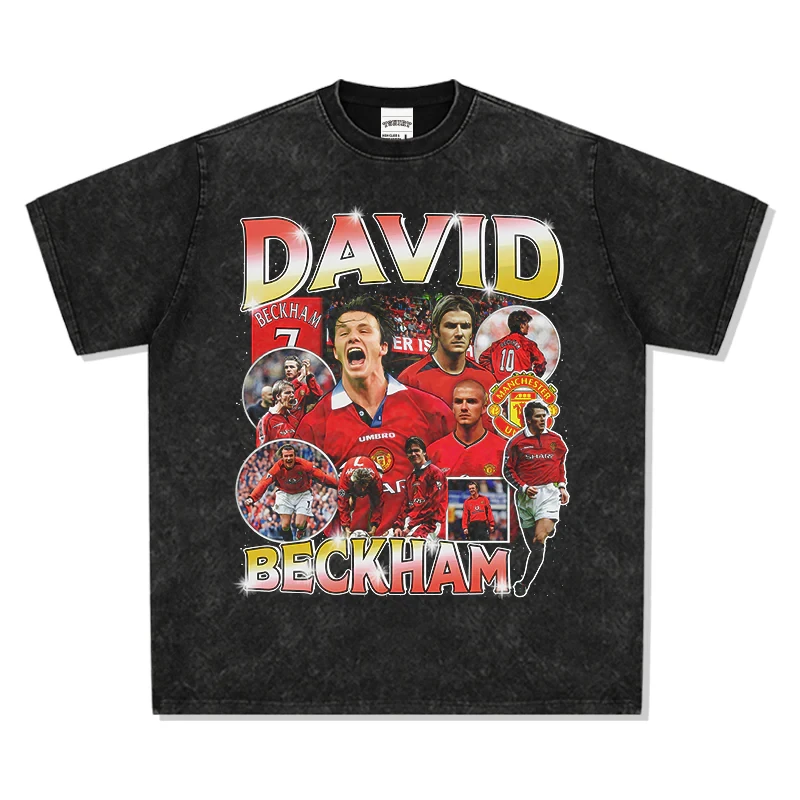 Star Player David Beckham Pattern Printing T-shirt Fashion Sport Cotton Short Sleeve Streetwear Summer Casual Vintage Clothes
Star Player David Beckham Pattern Printing T-shirt Fashion Sport Cotton Short Sleeve Streetwear Summer Casual Vintage Clothes