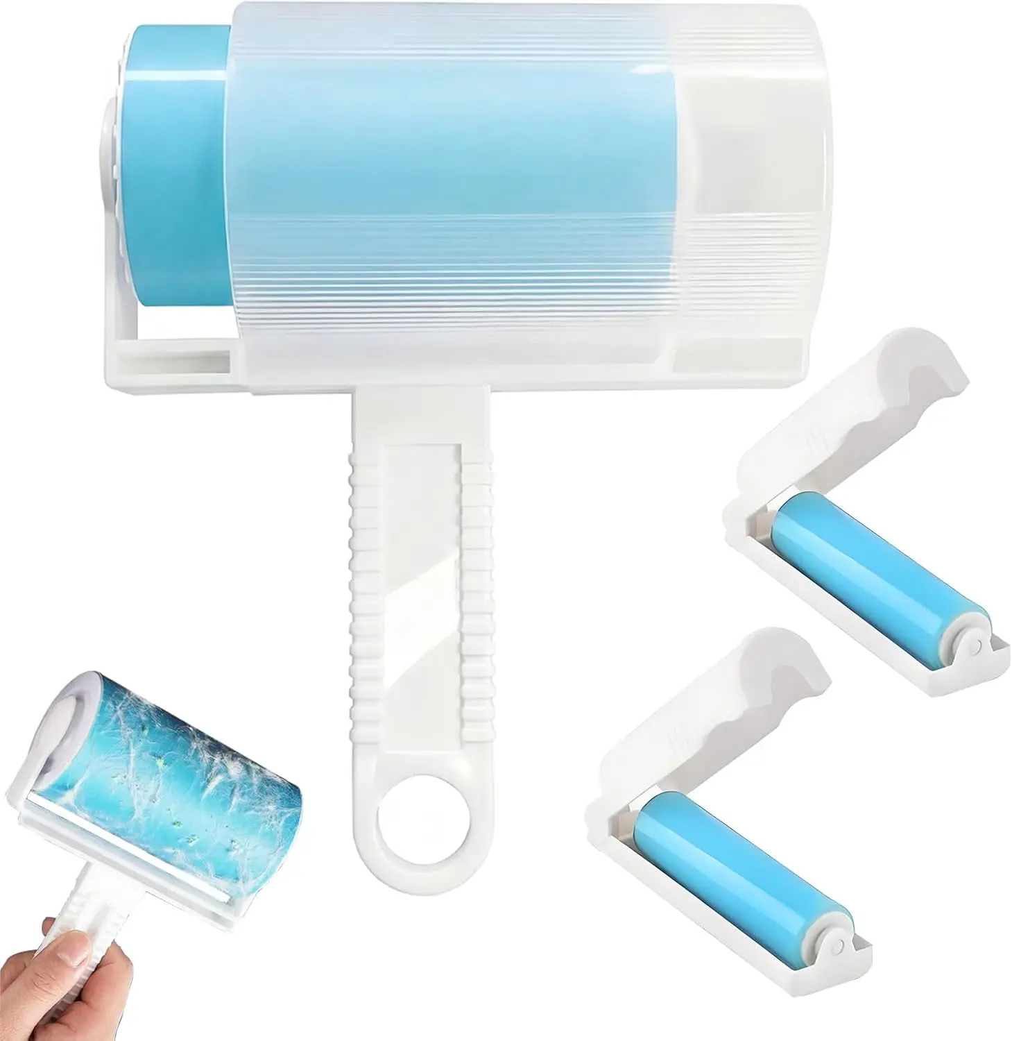 3-Pack Reusable Lint Roller, Portable Pet Hair Remover for Clothes & Car Seats
3-Pack Reusable Lint Roller, Portable Pet Hair Remover for Clothes & Car Seats