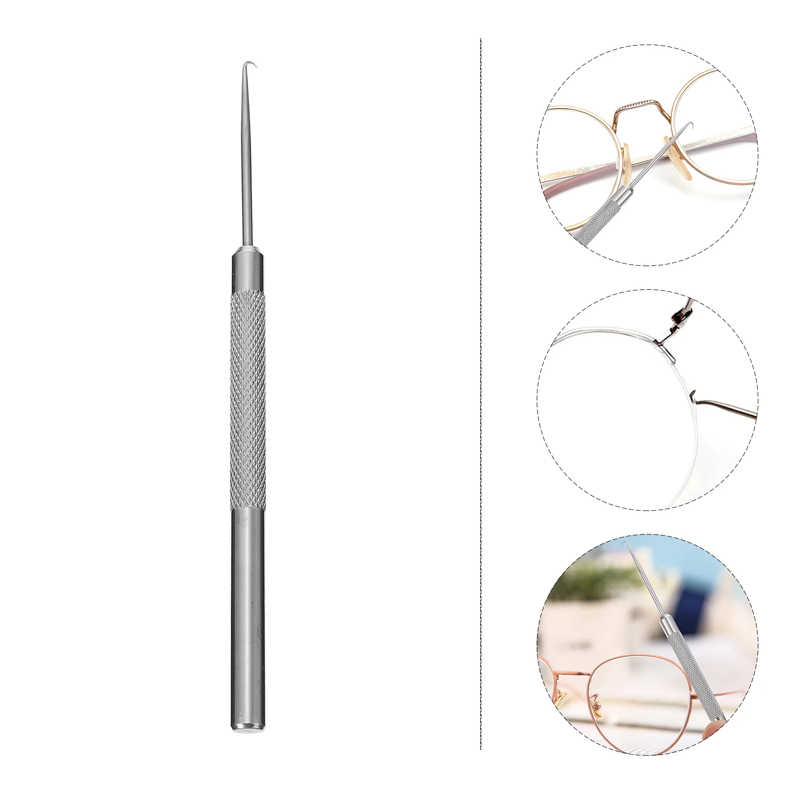 Eyeglass Repair Hook Premium Durability Easy to Use for Fixing Half-Frame Glasses Maintenance Tool Accessories
Eyeglass Repair Hook Premium Durability Easy to Use for Fixing Half-Frame Glasses Maintenance Tool Accessories