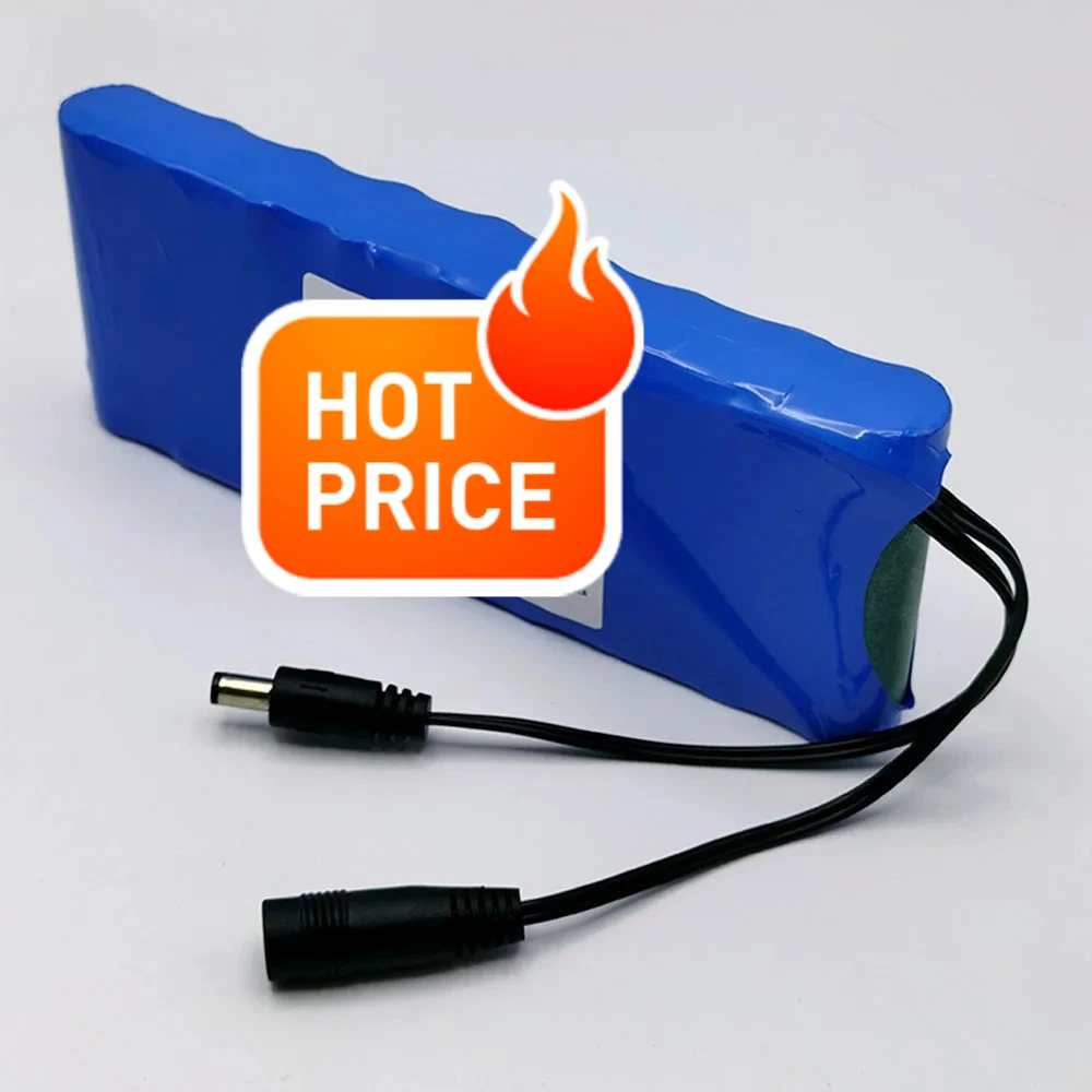Built-in BMS Ultra Large Capacity 12V 8000mAh 18650 3S3P Li-ion Battery Pack Safe Rechargeable Battery with 12.6V DC 2A Charger
Built-in BMS Ultra Large Capacity 12V 8000mAh 18650 3S3P Li-ion Battery Pack Safe Rechargeable Battery with 12.6V DC 2A Charger