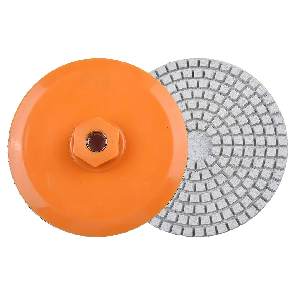 2pcs 4 Inch 100mm Diamond Polishing Pads Kit Wet/Dry For Granite Stone Concrete Marble Polishing Use Grinding Discs Set
2pcs 4 Inch 100mm Diamond Polishing Pads Kit Wet/Dry For Granite Stone Concrete Marble Polishing Use Grinding Discs Set