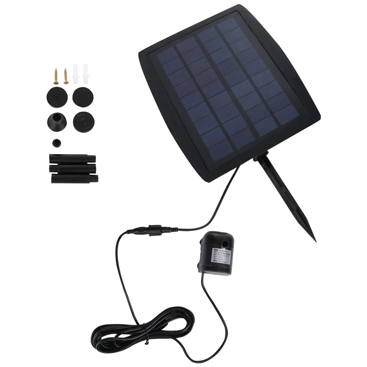 2.5W Solar Powered Fountain Pump Outdoor Submersible Solar Pond Pump For Garden Bird Bath Fish Tank Aquarium Fountains 200L/H
2.5W Solar Powered Fountain Pump Outdoor Submersible Solar Pond Pump For Garden Bird Bath Fish Tank Aquarium Fountains 200L/H