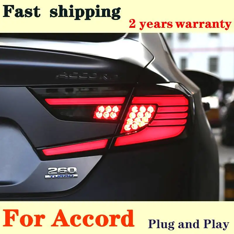 Car Styling LED Taillight For Honda Accord 10 2018 2019 Rear Fog Lamp + Brake Light + Reverse Light + Dynamic Turn Signal
Car Styling LED Taillight For Honda Accord 10 2018 2019 Rear Fog Lamp + Brake Light + Reverse Light + Dynamic Turn Signal