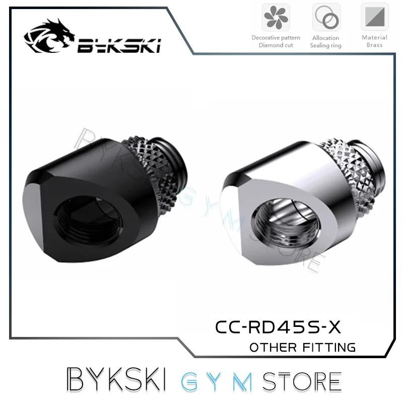 Bykski Water-cooled 45 degree Rotary Elbow For Heat Dissipation Hard Pipe Fittings Split Type Cooled Tube Connector CC-RD45S-X
Bykski Water-cooled 45 degree Rotary Elbow For Heat Dissipation Hard Pipe Fittings Split Type Cooled Tube Connector CC-RD45S-X