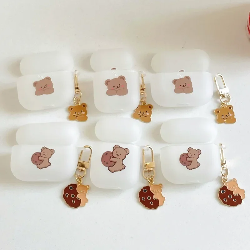 Cute Biscuit Bear Case for AirPods 4 Airpod 1 2 3 Pro Pro2 Bluetooth Earbuds Charging Box Protective Earphone Case Cover
Cute Biscuit Bear Case for AirPods 4 Airpod 1 2 3 Pro Pro2 Bluetooth Earbuds Charging Box Protective Earphone Case Cover