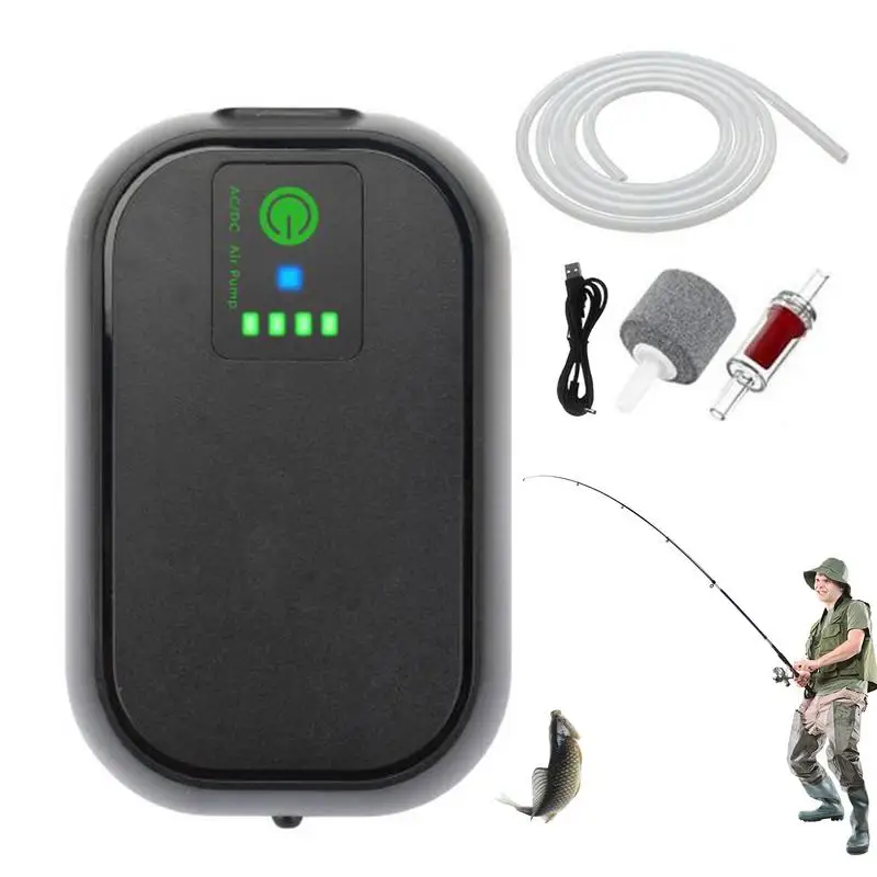Rechargeable Aerator Air Pump For Aquarium Portable Quiet Outdoor Fishing Bait Bucket Aerator Oxygen Pump For Aquarium
Rechargeable Aerator Air Pump For Aquarium Portable Quiet Outdoor Fishing Bait Bucket Aerator Oxygen Pump For Aquarium