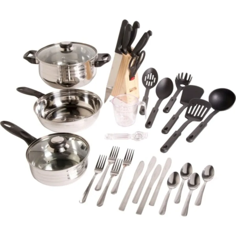 Lybra Cookware - Dutch Oven Saucepan Frying Pan Fork Knife Spoon Serving Spoon Slotted Spoon Turner Slotted Turner Ladle ... -
Lybra Cookware - Dutch Oven Saucepan Frying Pan Fork Knife Spoon Serving Spoon Slotted Spoon Turner Slotted Turner Ladle ... -