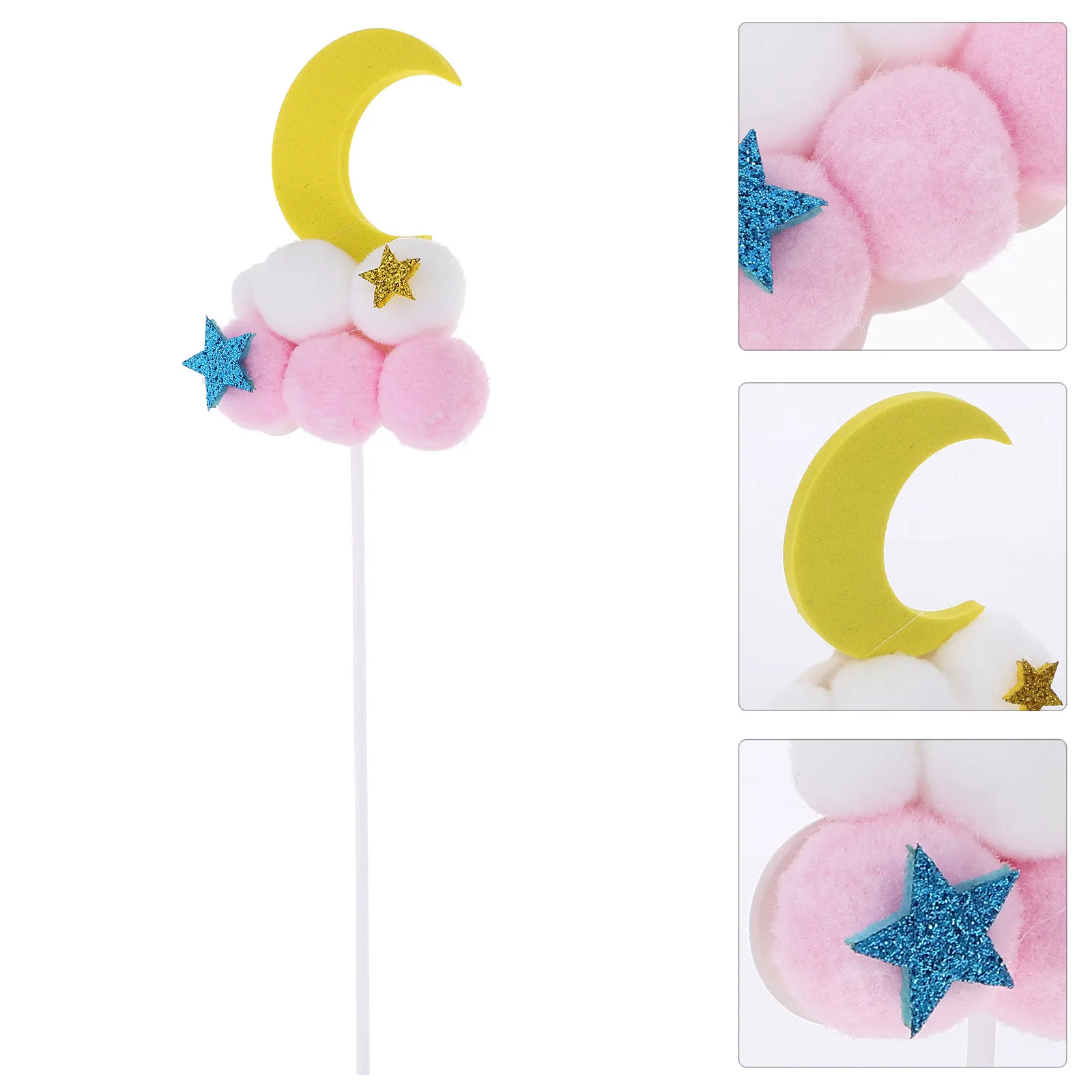 10Pcs Moon Cake Picks Unique Colorful Birthday Cupcake Toppers Party Cake Decorations Dessert Baking Pastry Topper Supplies
10Pcs Moon Cake Picks Unique Colorful Birthday Cupcake Toppers Party Cake Decorations Dessert Baking Pastry Topper Supplies