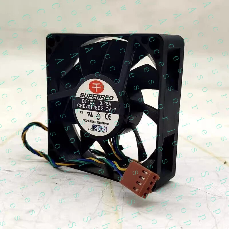 PP+ 1 pc. 7CM 4-Pin DC Bearing Cooling Fan- CHB7012EBS-OA-P DC12V 0.28A 7020
PP+ 1 pc. 7CM 4-Pin DC Bearing Cooling Fan- CHB7012EBS-OA-P DC12V 0.28A 7020