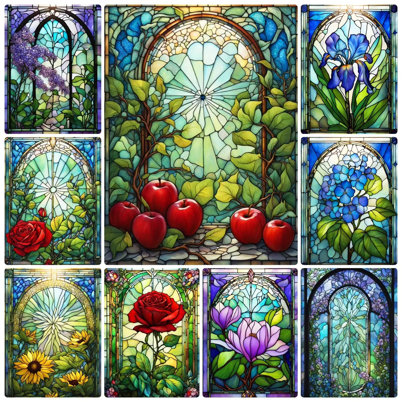 Style of stained glass window Flower 500/1000/1200/2000 PCS Jigsaw Puzzles Family Activity Games for Gameroom Bedroom Gifts
Style of stained glass window Flower 500/1000/1200/2000 PCS Jigsaw Puzzles Family Activity Games for Gameroom Bedroom Gifts