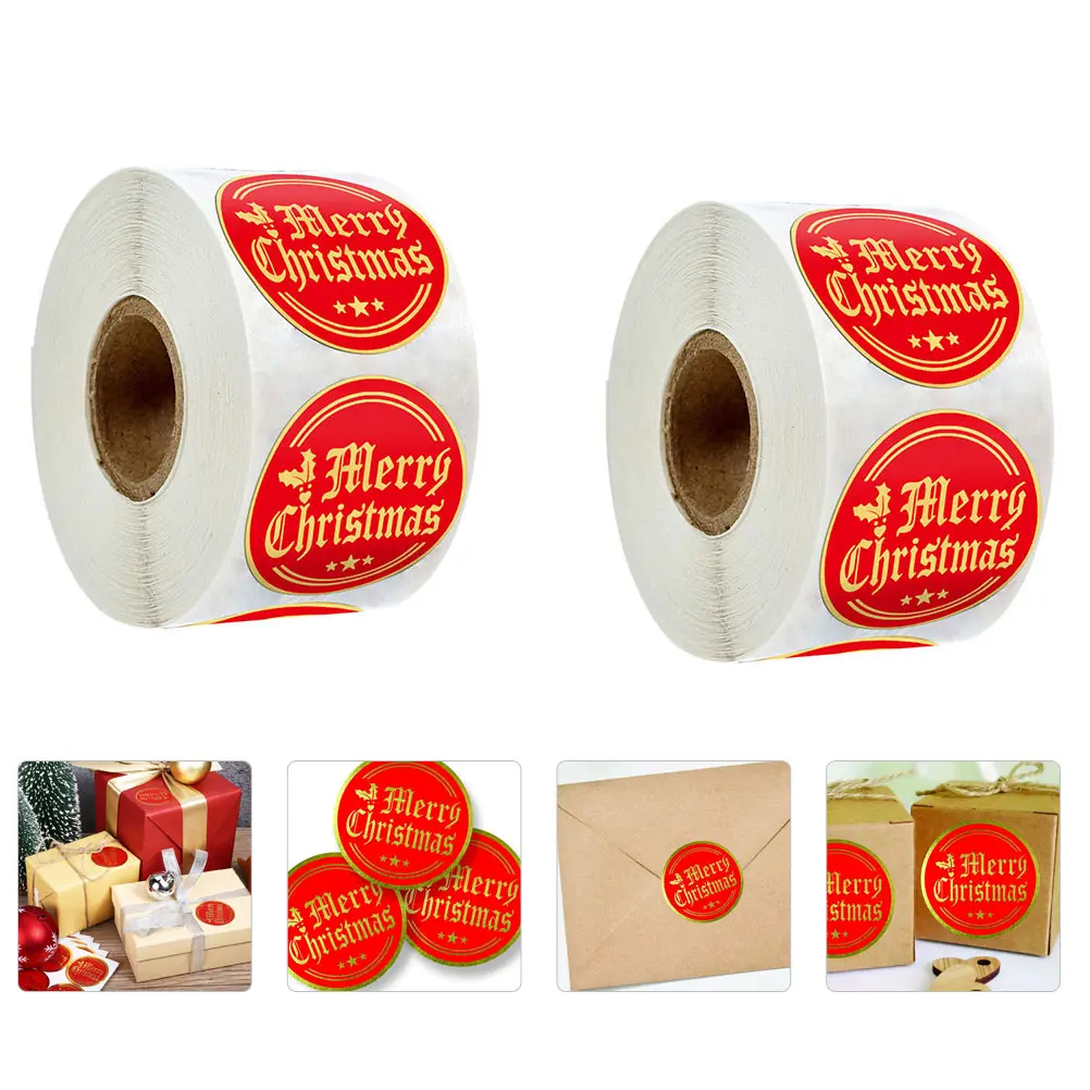 2pcs 2 Rolls Hot Stamping Kraft Paper Stickers Self Adhesive Christmas Gift Labels Festive Tags Name Label Stickers
2pcs 2 Rolls Hot Stamping Kraft Paper Stickers Self Adhesive Christmas Gift Labels Festive Tags Name Label Stickers