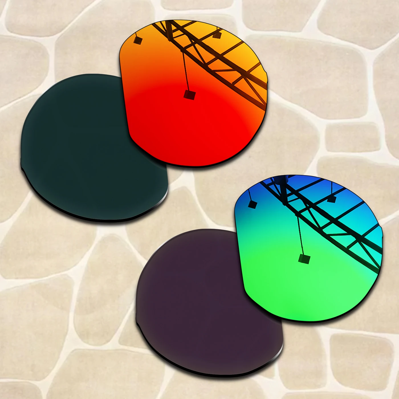 1.5MM POLARIZED Replacement lenses for Oakley HSTN OO9442A OO9464 OO9464A 52MM, Anti-Scratch & Impact Resistant
1.5MM POLARIZED Replacement lenses for Oakley HSTN OO9442A OO9464 OO9464A 52MM, Anti-Scratch & Impact Resistant