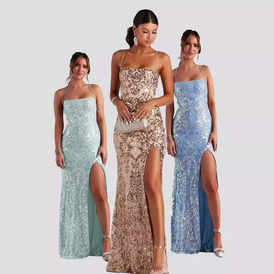 Sexy One Shoulder Sequin Floor Length Evening Dress Elegant Split Party Gown Dresses Spring Summer
Sexy One Shoulder Sequin Floor Length Evening Dress Elegant Split Party Gown Dresses Spring Summer