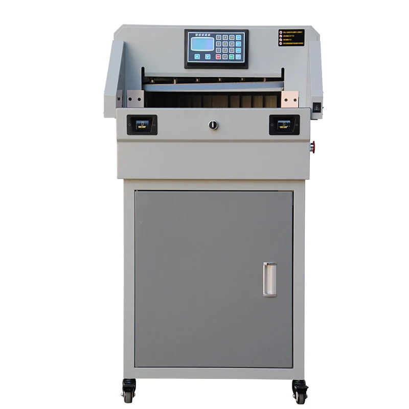 4606S Digital Control 7-Inch Touch Screen A3 Electric Paper Cutting Machine
4606S Digital Control 7-Inch Touch Screen A3 Electric Paper Cutting Machine