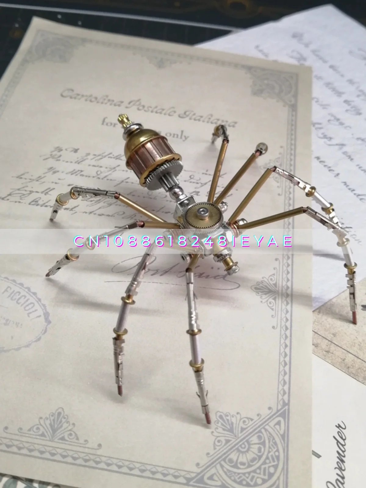 Steampunk Metal Assembly Model Mechanical Insect Little Spider Creative Handmade DIY Boy Birthday Gift
Steampunk Metal Assembly Model Mechanical Insect Little Spider Creative Handmade DIY Boy Birthday Gift