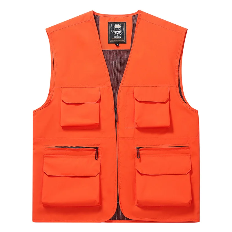 New Summer Men Outdoor Waistcoats Sleeveless Jackets Men Multi-pockets Fishing Photography Breathable Quick Drying Vests Coats 5
New Summer Men Outdoor Waistcoats Sleeveless Jackets Men Multi-pockets Fishing Photography Breathable Quick Drying Vests Coats 5