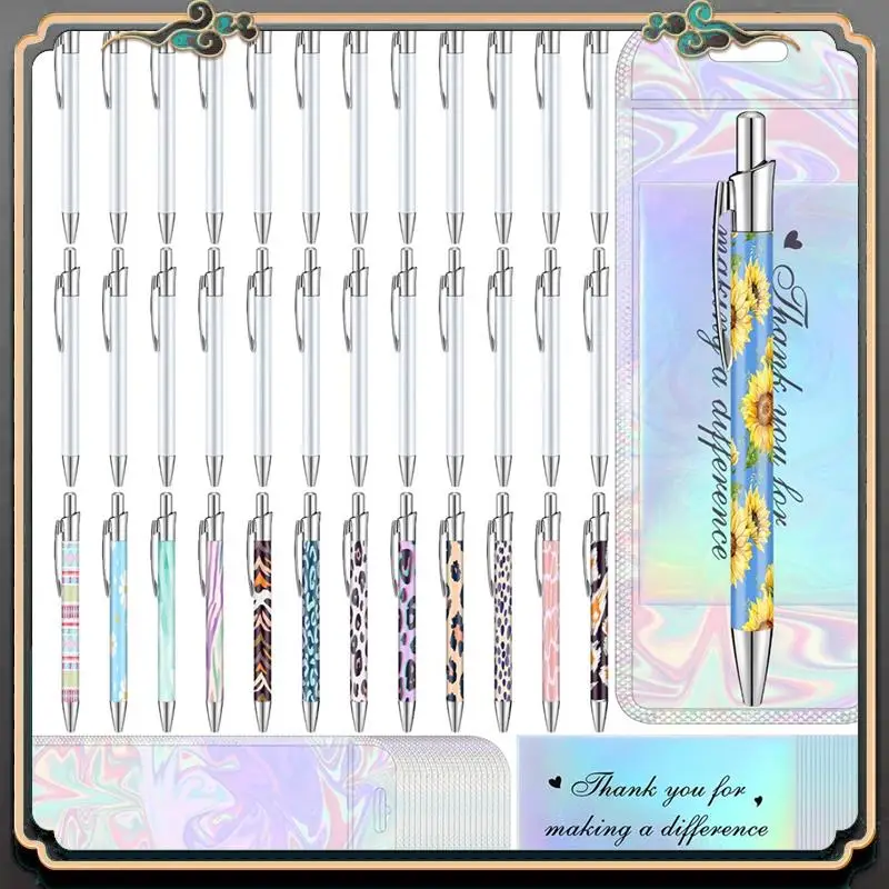 ASMA-Sublimation Pen Kit Sublimation Pen Blank With Resealable Pouch Bag And Thank You Card Sublimation Ballpoint Pen School
ASMA-Sublimation Pen Kit Sublimation Pen Blank With Resealable Pouch Bag And Thank You Card Sublimation Ballpoint Pen School