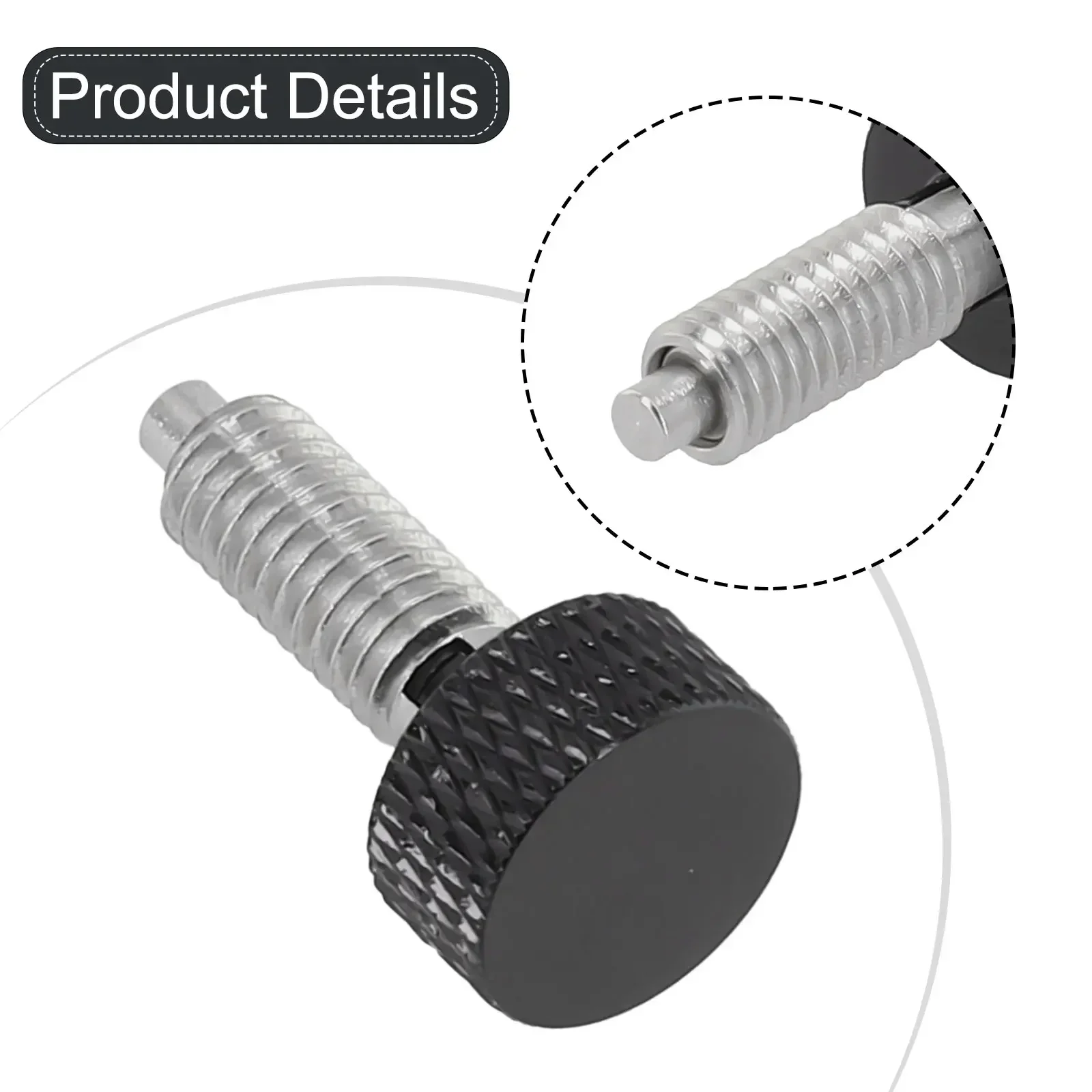 For Dies Chassis Cabins M6 Quick-Release Pin Hand Spring Plunger Non-slip Pinched Handle Portable Retractable Practical
For Dies Chassis Cabins M6 Quick-Release Pin Hand Spring Plunger Non-slip Pinched Handle Portable Retractable Practical
