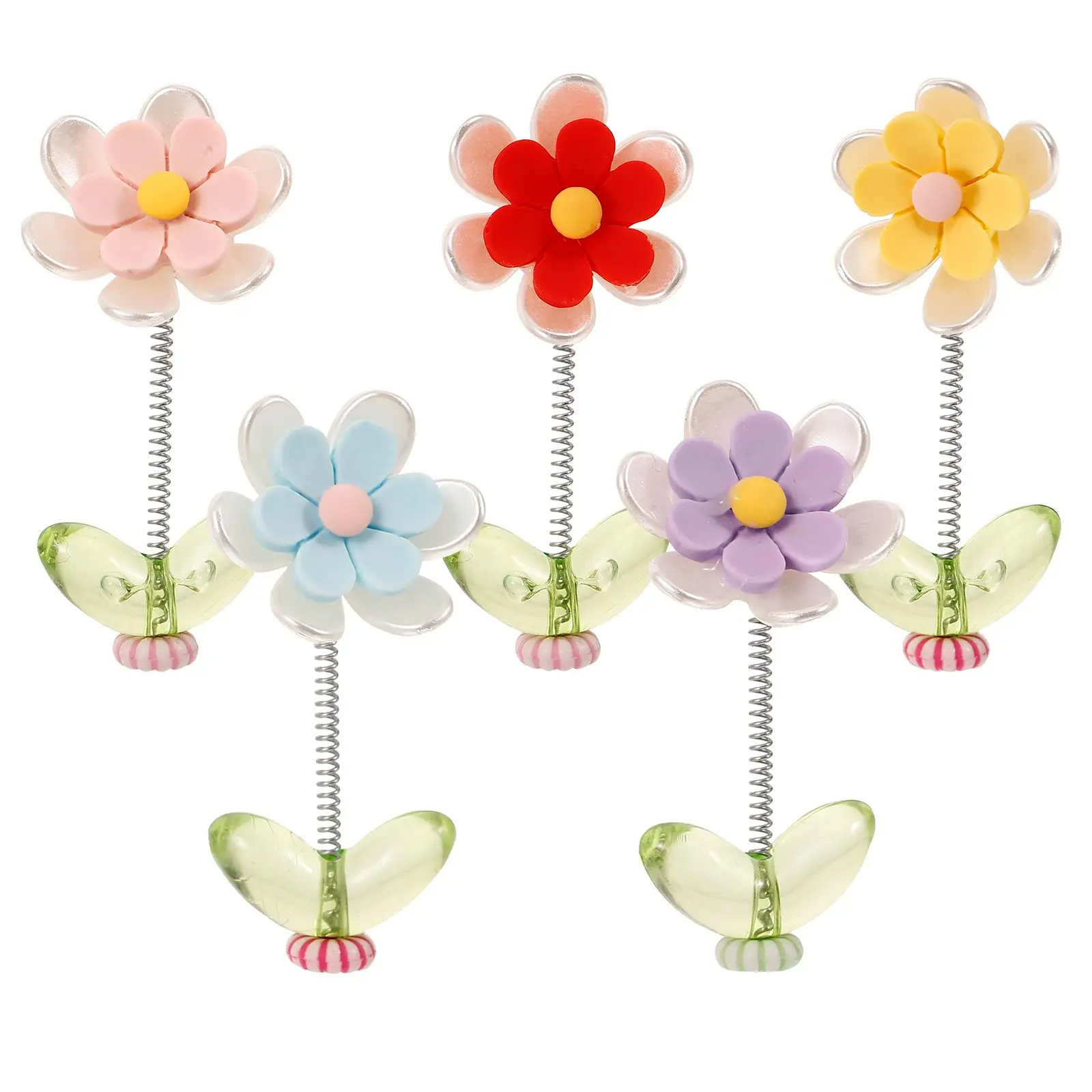 5 Pcs Daisy Decoration Mini Flower Figurines Stylish Car Interior Dashboard Decorations Durable Plastic Spring Base
5 Pcs Daisy Decoration Mini Flower Figurines Stylish Car Interior Dashboard Decorations Durable Plastic Spring Base