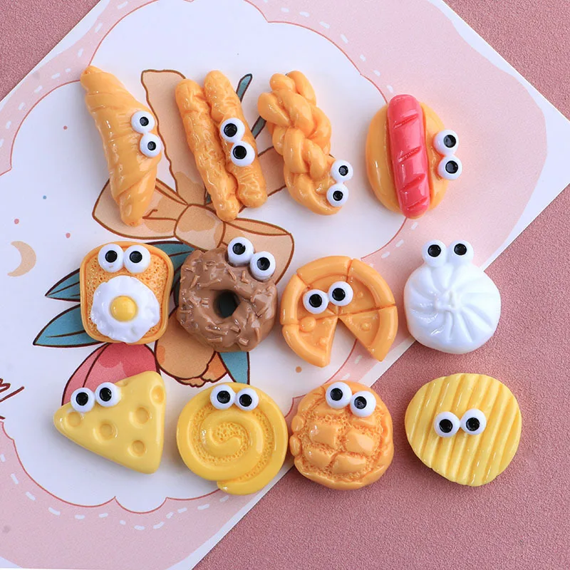 10 Pcs New Cute Love To Eat Bread Cake Flat Back Resin Scrapbooking DIY Jewelry Craft Decoration Accessorie
10 Pcs New Cute Love To Eat Bread Cake Flat Back Resin Scrapbooking DIY Jewelry Craft Decoration Accessorie