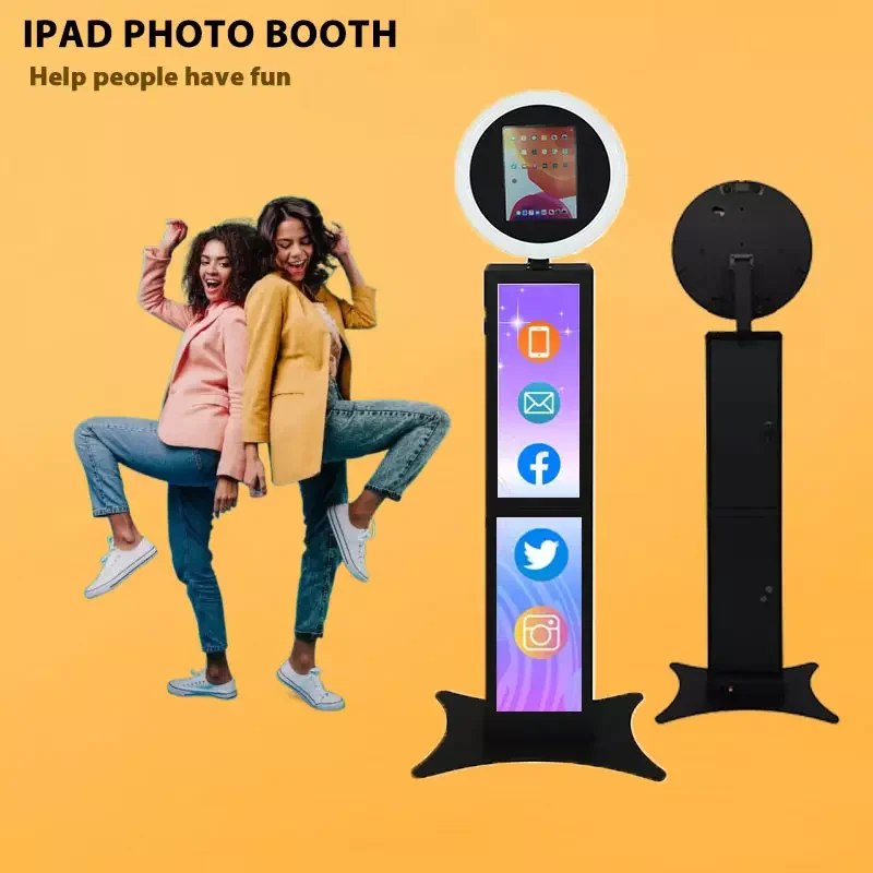 Portable IPad Photobooth Machine Party Or Wedding Photo Booth Shell Ipad Selfie IPad Photo Booth With Ring Light
Portable IPad Photobooth Machine Party Or Wedding Photo Booth Shell Ipad Selfie IPad Photo Booth With Ring Light