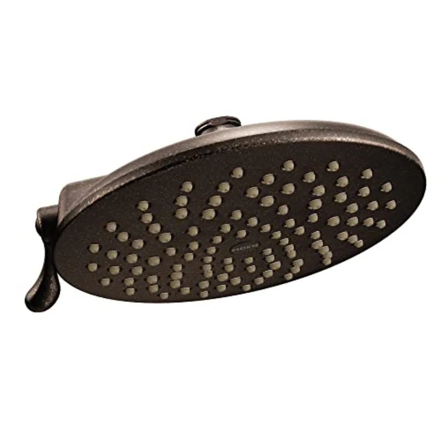 Rain shower head for bathroom use, brass with oil rubbed bronze finish, features Velocity Eco-Performance and Immersion Technol
Rain shower head for bathroom use, brass with oil rubbed bronze finish, features Velocity Eco-Performance and Immersion Technol