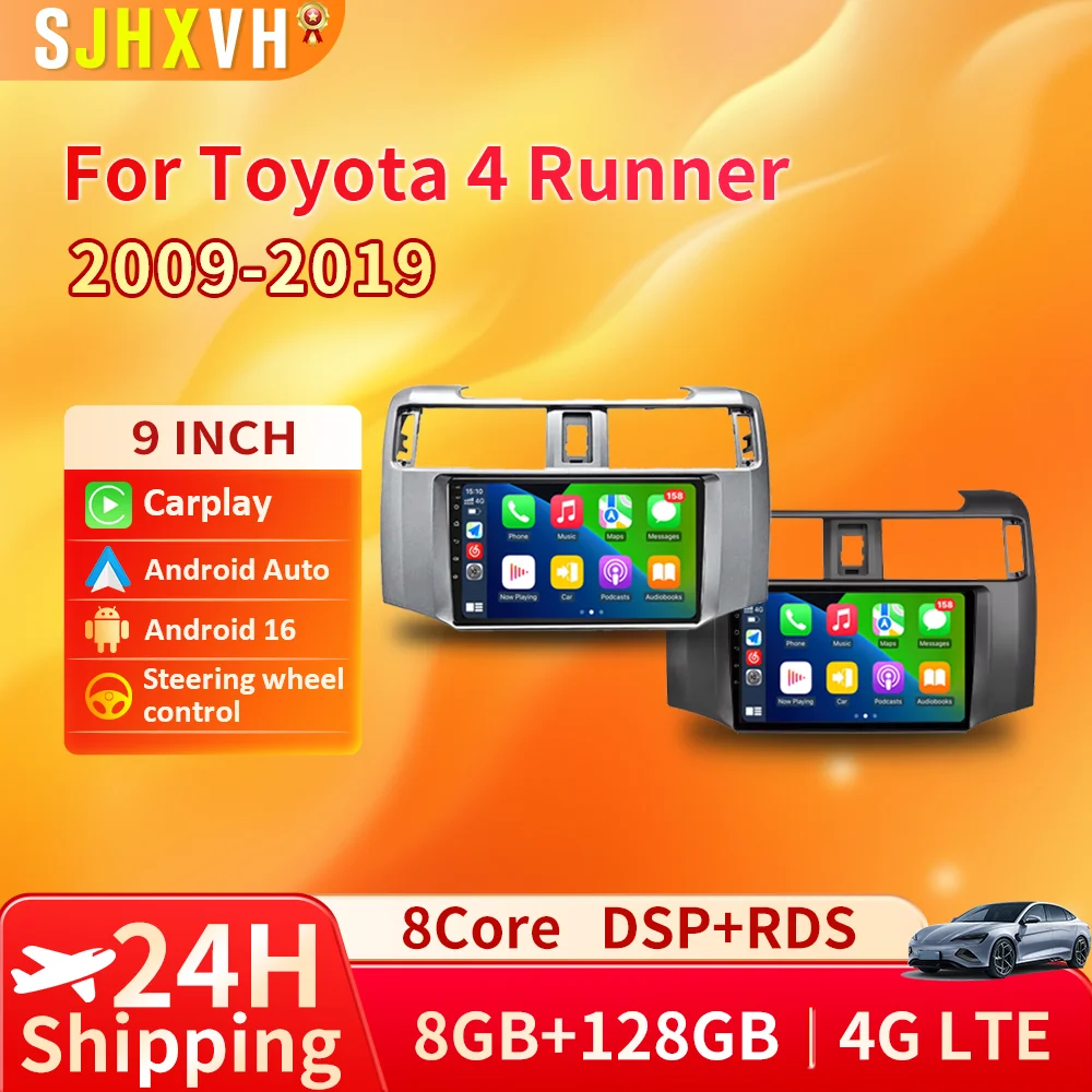 Android 16 Car Radio For Toyota 4Runner 5 N280 2009 - 2020 2K Carplay Stereo Multimedia Video Player Navigation GPS 4G WIFI BT
Android 16 Car Radio For Toyota 4Runner 5 N280 2009 - 2020 2K Carplay Stereo Multimedia Video Player Navigation GPS 4G WIFI BT