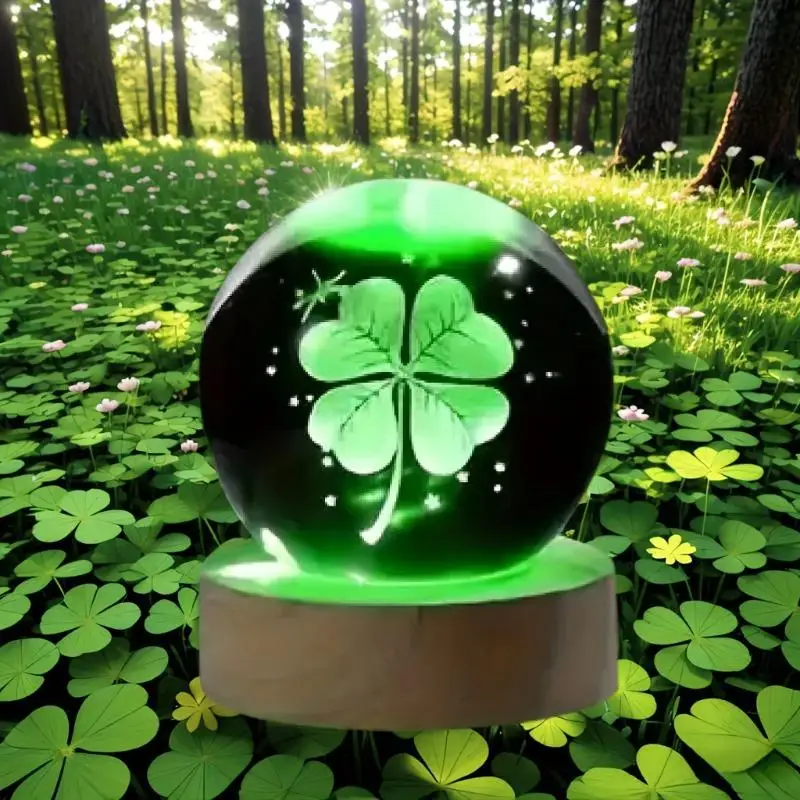 6cm 3D Four Leaf Clover Crystal Ball USB Colorful LED Base ,for Bedroom,Living Room Decor,Lucky Gift for Girl,Wife,Mom,Couples
6cm 3D Four Leaf Clover Crystal Ball USB Colorful LED Base ,for Bedroom,Living Room Decor,Lucky Gift for Girl,Wife,Mom,Couples