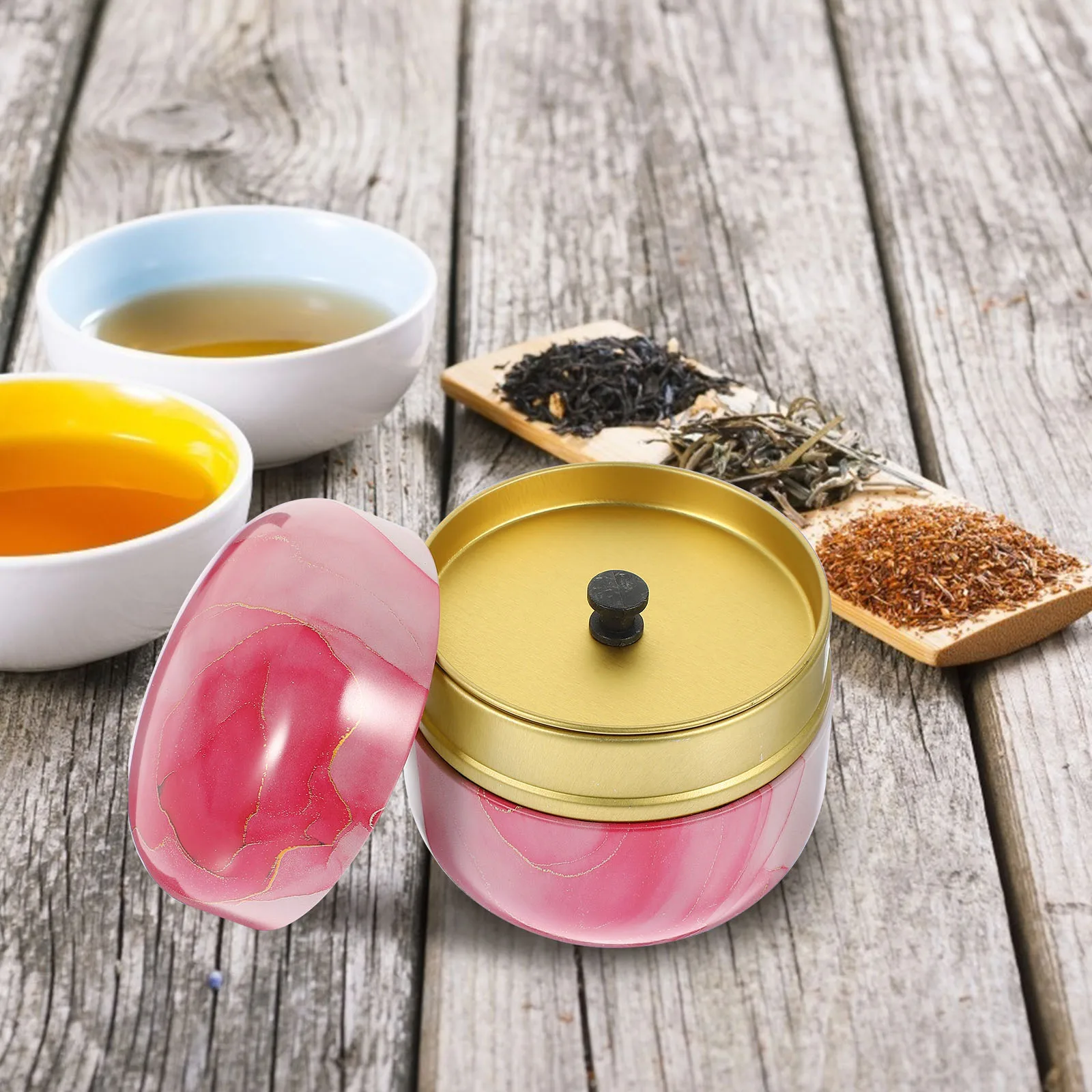 Loose Powder Storage Box Airtight Container Round Tinplate Jar Portable Organizer Dry Food Holder Grain Keeper Tea Canister
Loose Powder Storage Box Airtight Container Round Tinplate Jar Portable Organizer Dry Food Holder Grain Keeper Tea Canister